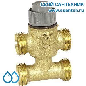 10088 Honeywell, VSOF-415-1.0S Клапан трехходовой с байпасом регулирующий резьбовой, PN16, DN15, Kvs 1, 2.5мм, 2…120 °C