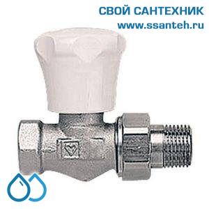 16031 HERZ 1682390 Клапан ручной радиаторный прямой, 3/8", Kvs 1,4 м3/час, PN 10 бар, 110°C, с точной предварительной настройкой.